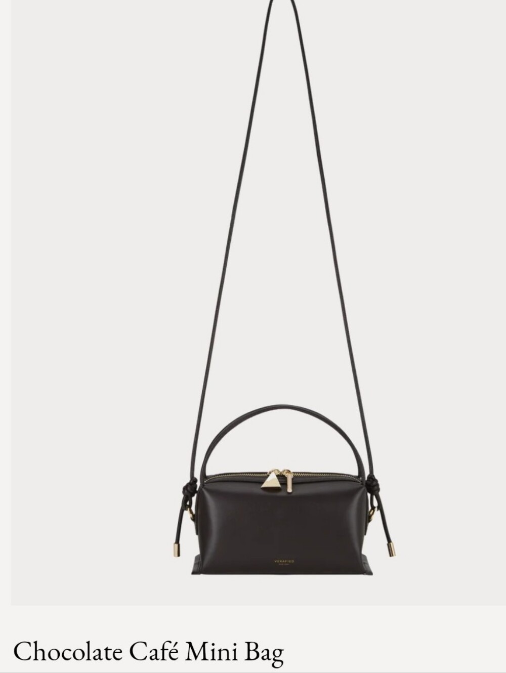 Verafied Mini Cafe Bag - Chocolate